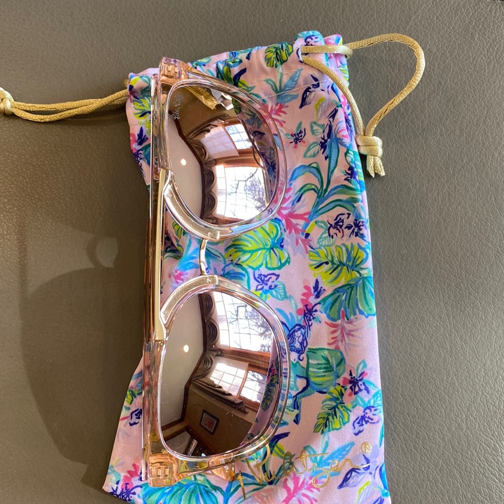 Lilly Pulitzer Rose Gold Sunglasses